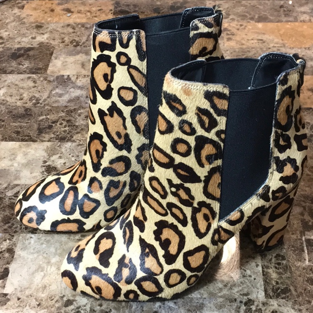 Sam Edelman Dyed Cow Hair Booties